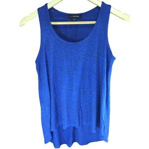 Size: Small - Royal Blue Knit Tank Top w/ Hi-Lo Hem